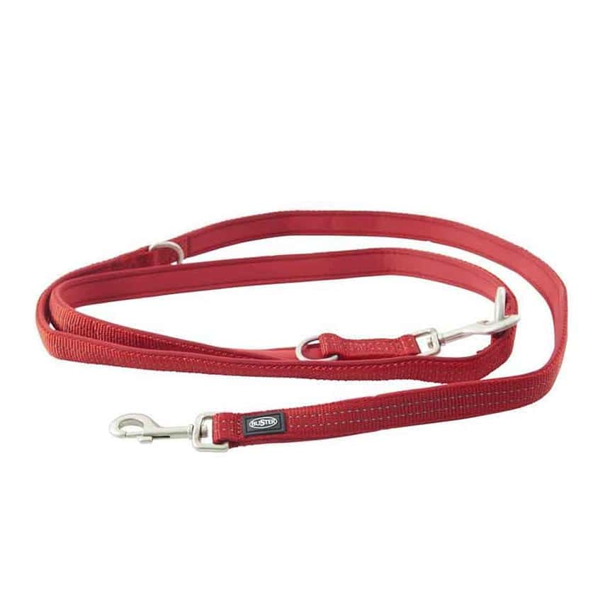 Buster 氯丁橡膠多功能牽繩 Neoprene Multipurpose Lead 180cm 紅色 中碼 (287034) (圖片2)