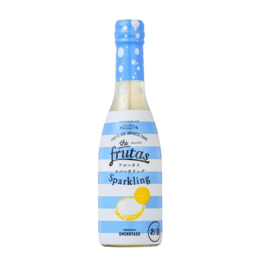 梅乃宿酒造 Frutas Sparkling 檸檬 250ml (圖片2)