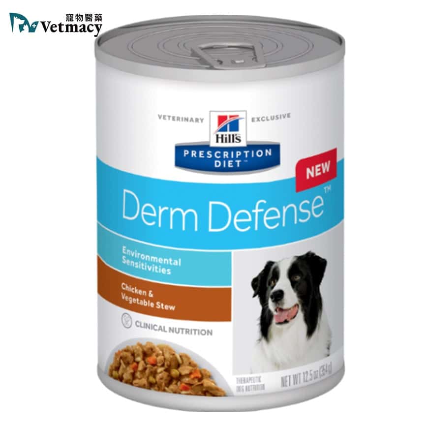 Hills 處方糧 狗罐頭 皮膚防護 深層皮膚抗敏配方 燉雞肉 12.5oz (10509) (圖片2)