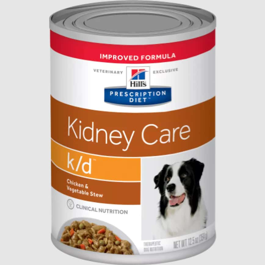 Hills 處方糧 狗罐頭 k/d 腎臟護理配方 雞肉燉蔬菜 12.5oz (3395) (圖片2)
