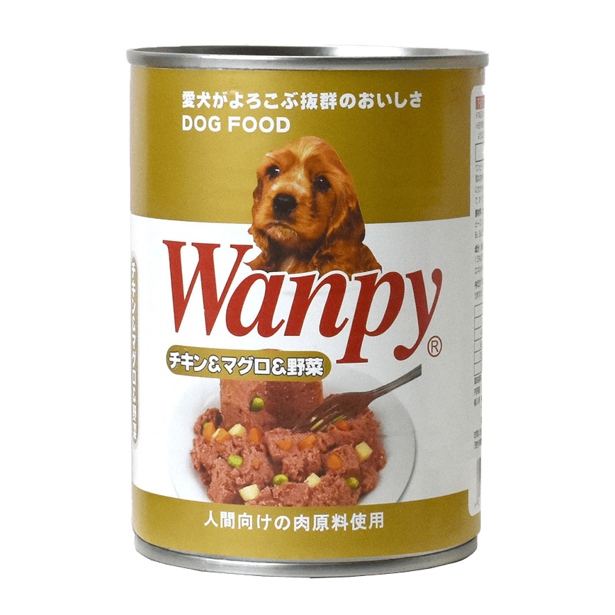 Wanpy 狗罐頭 雞+吞拿魚+菜配方375g (YY850212) (圖片2)