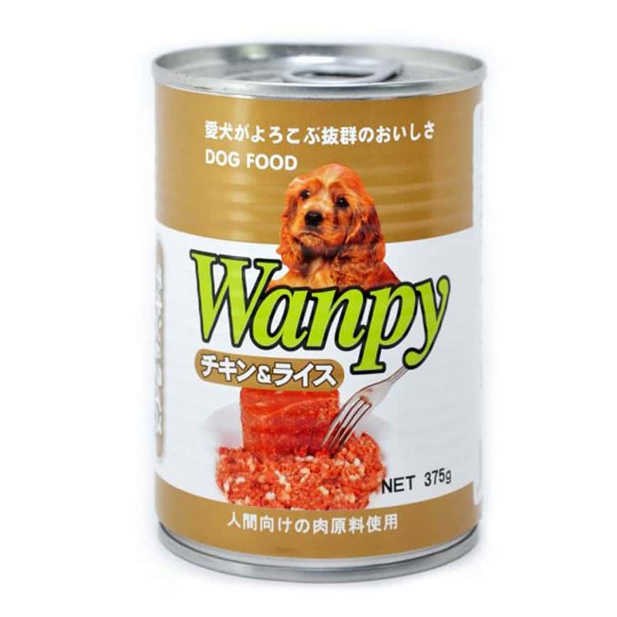 Wanpy 狗罐頭 雞肉+飯配方 375g (YY850120) (圖片2)