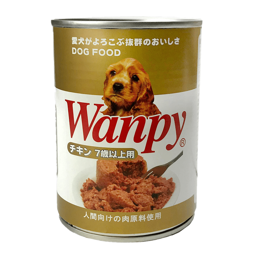 Wanpy 狗罐頭 七歲以上 雞肉配方 375g (YY850229) (圖片2)