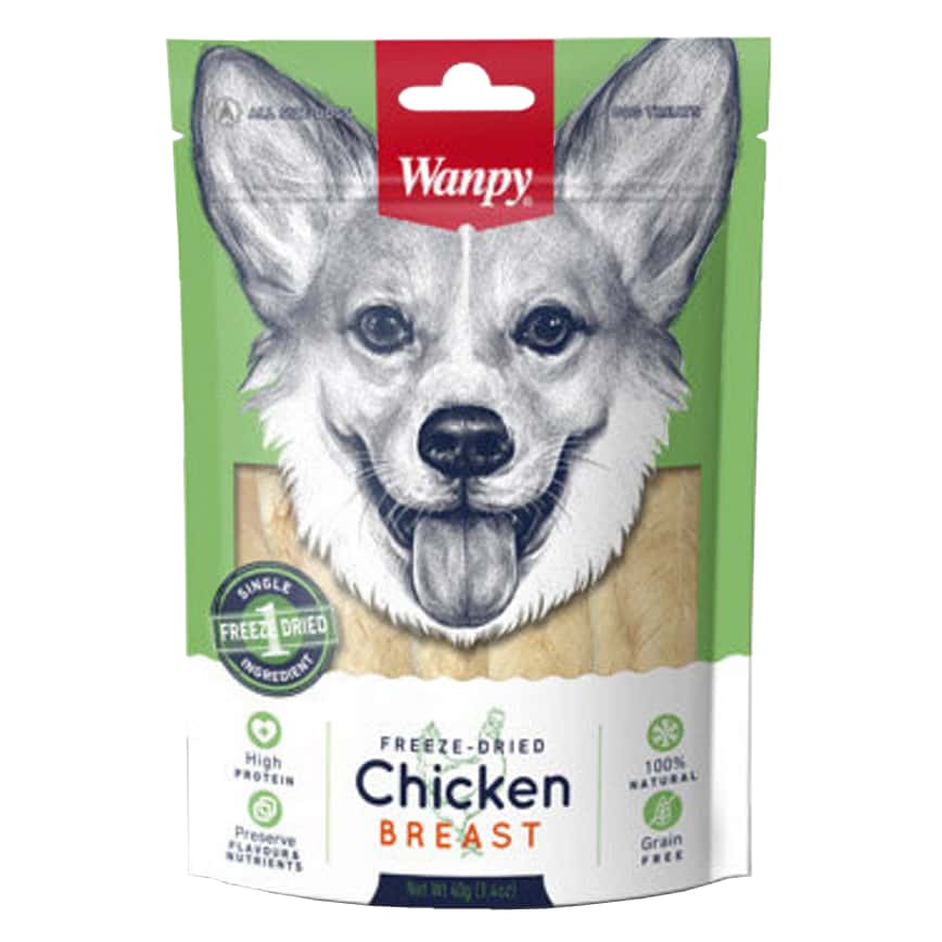 Wanpy Freeze Dry 狗零食 凍乾雞胸肉 Chicken Breast 40g (YY812357) (圖片2)
