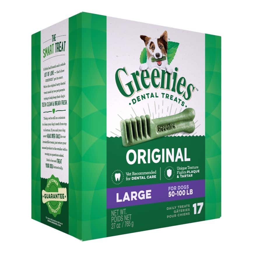 Greenies 狗零食 Original Large 潔齒骨 大型犬用 17支 27oz (10228876/10258170) (GR501) (圖片2)