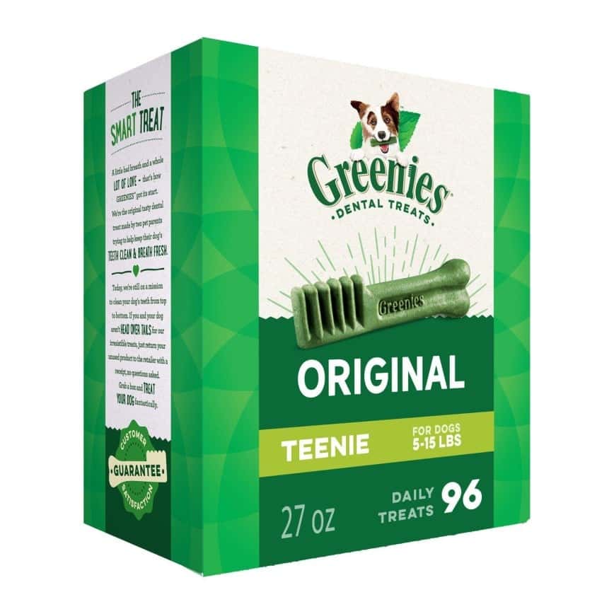 Greenies 狗零食 Original Teenie 潔齒骨 的骰犬用 96支 27oz (10258164) (GR504) (圖片2)