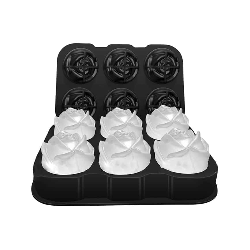 玫瑰花形冰模 六粒裝 (顏色隨機) (圖片2)