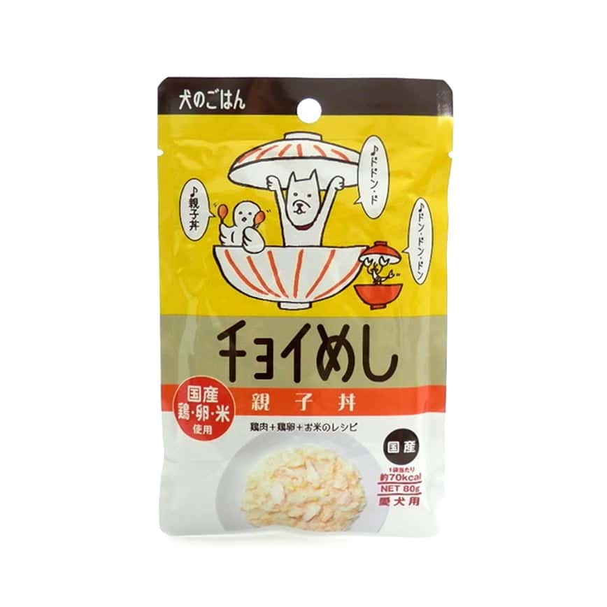 日本wanwan 狗零食 犬日和 雞肉玉子飯 80g (圖片2)