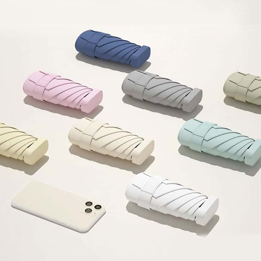 富士系列 超可愛富士頭像公仔雨傘 縮骨遮 一把 (顏色隨機) (圖片2)