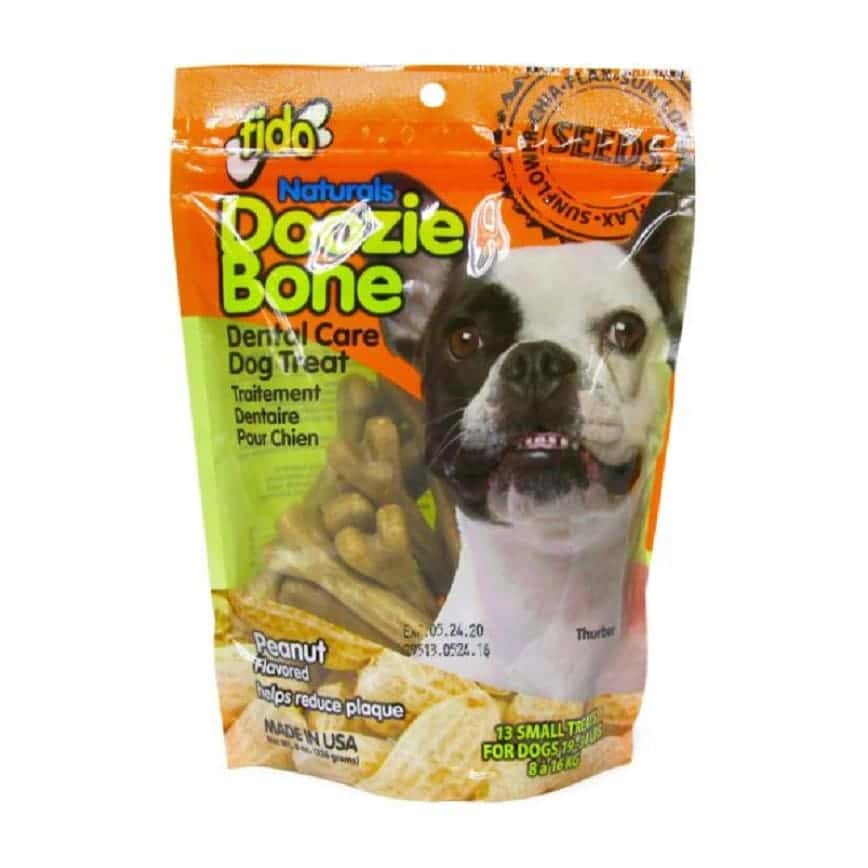 FIDO 亮麗潔齒骨 (花生味) 小 13條入 Doozie Bone Peanut Small/13's (FID1536) TBS (圖片2)