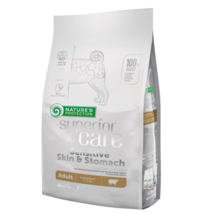 Nature's Protection 狗糧 小型犬細粒糧 敏感皮膚腸胃配方 低敏羊肉 10kg (SD7610K) (圖片2)