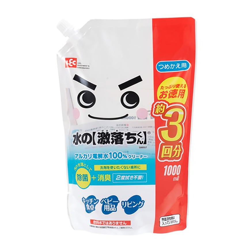 日本LEC 激落君 電解水補充裝 1000ml - 清貨優惠 (TBS) (圖片2)