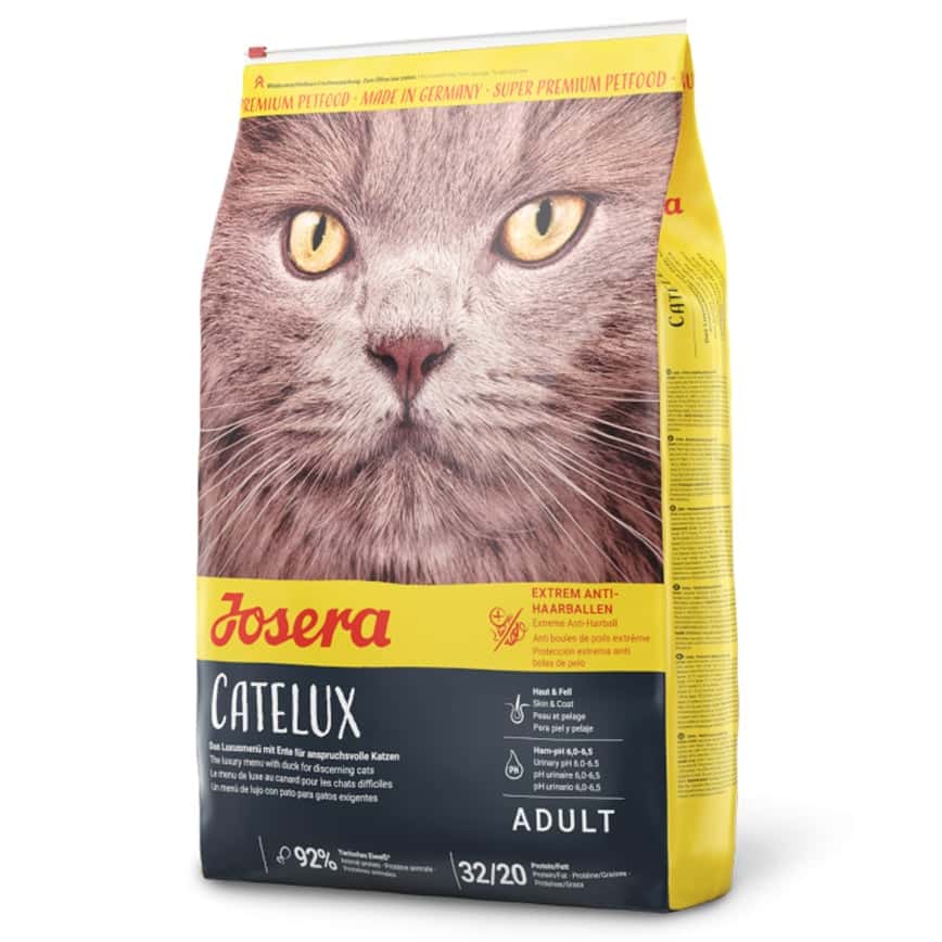 Josera 貓糧 成貓糧 防毛球配方 Catelux 雞肉+鴨肉+玉米+鴨肝 2kg (JC4822) (圖片2)