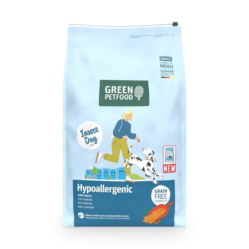 Green Petfood Insect Dog 狗糧 無穀物狗糧 蟲製防皮膚過敏配方 Hypoallergen 10kg (GP7175) (新舊包裝隨機發貨) (圖片2)