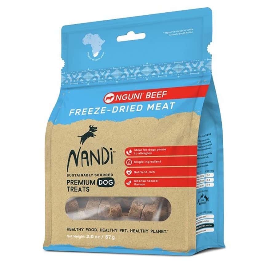 Nandi 狗小食 凍乾牛肉 Freeze Dried Nguni Beef 57g (NA026) (圖片2)