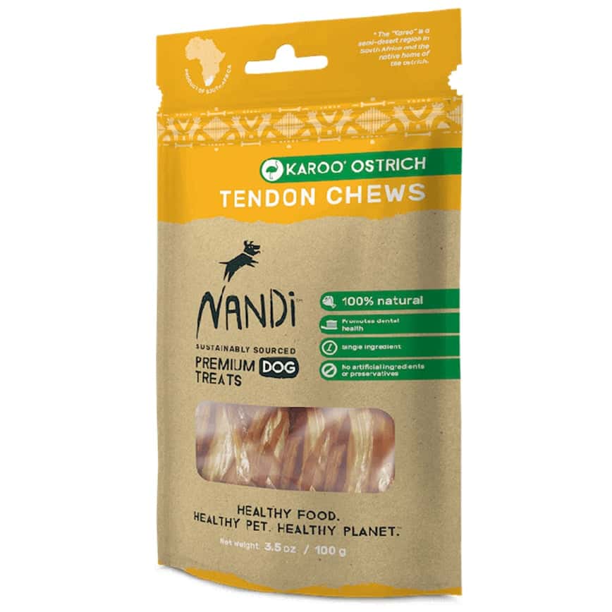 Nandi 煙燻 KAROO鴕鳥筋 Chews Karoo Ostrich Tendon 100g (NA042) (圖片2)