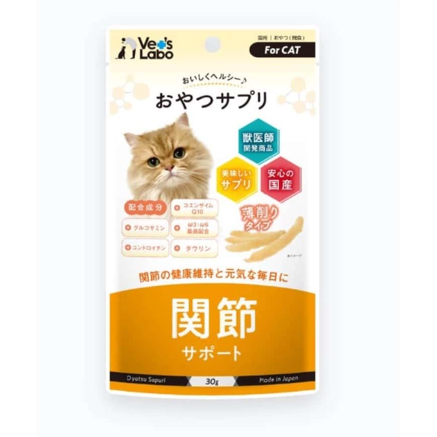 日本Vet'sLabo 貓用 國產 營養食品 關節保健零食 30g (圖片2)