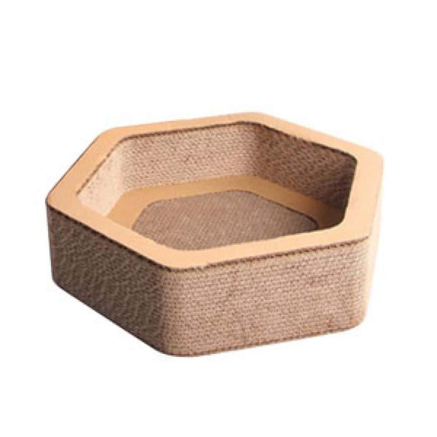 瓦楞紙嚴選貓抓板 六角碗形深 (MJ022) (圖片2)