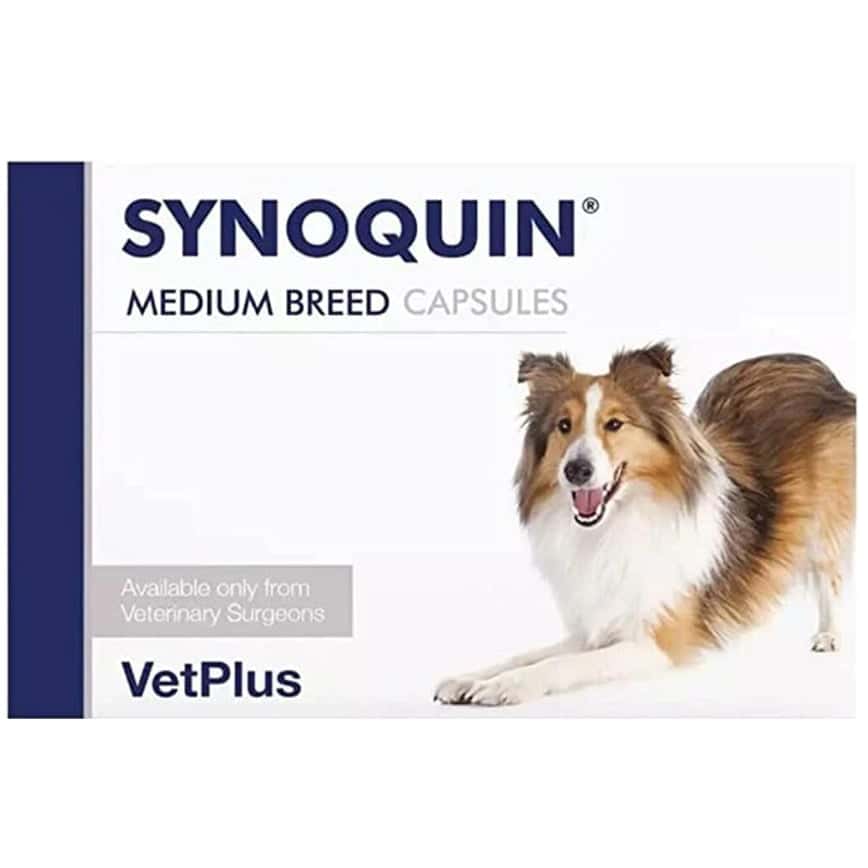 VetPlus Synoquin Medium Breed 狗隻關節補充劑 10-25kg 120片肉粒裝 (圖片2)