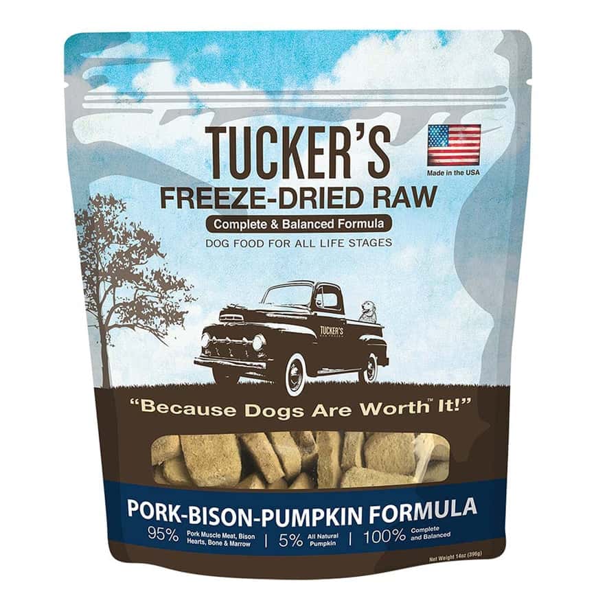 TUCKER'S 凍乾犬糧 豚+犎牛+南瓜配方 PORK-BISON-PUMPKIN 14oz (圖片2)