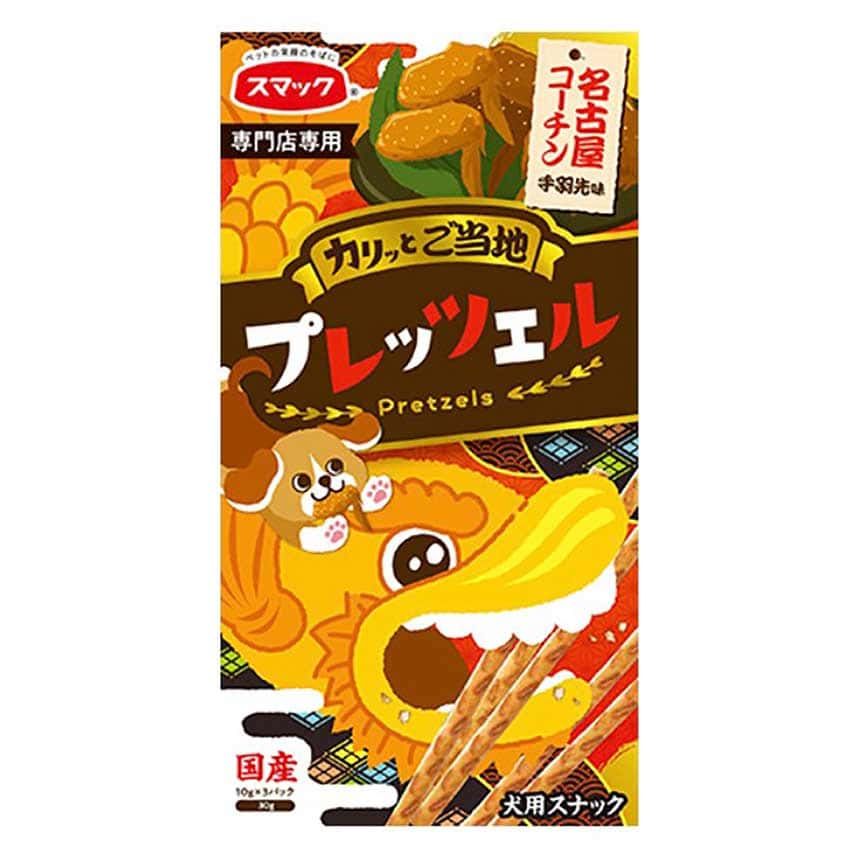 日本SMACK 狗狗百力滋 名古屋產雞翼味 30g (圖片2)