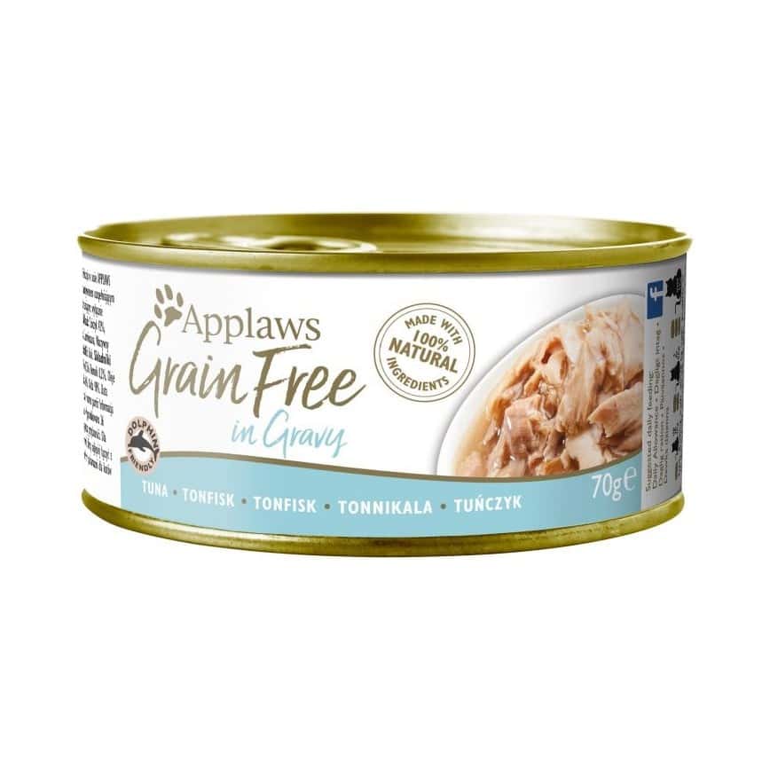 Applaws 貓罐頭 天然優質無穀物吞拿魚肉 Grain Free Tuna Fillet in Gravy 70g (1203) (圖片2)