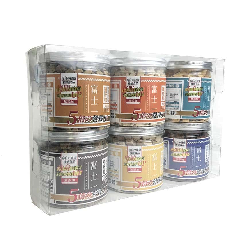 富士一 凍乾小食 150g 禮盒裝 1套6罐 (圖片2)