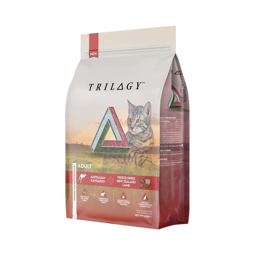 Trilogy 無穀成貓糧 澳洲野生袋鼠+5%紐西蘭羊肺凍乾 5kg (TRK-002/TRK-003) (圖片2)