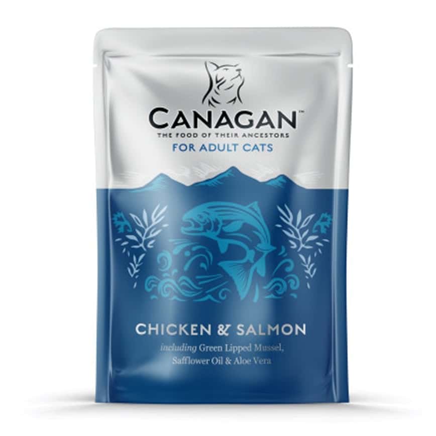 CANAGAN原之選 貓濕糧 成貓鮮肉滋味包 雞肉及三文魚 85g (YCS) (圖片2)