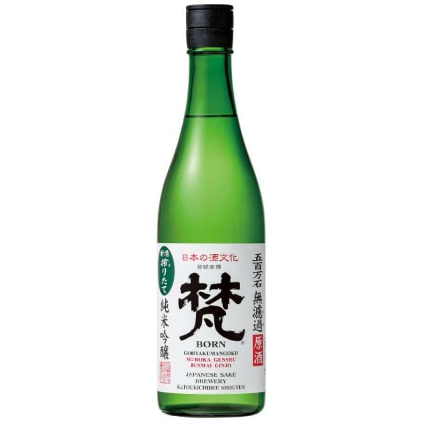 梵 純米吟釀 五百萬石 無濾過原酒 720ml (綠樽) (圖片2)