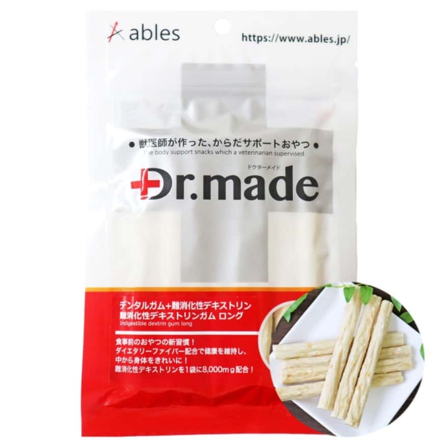 日本Dr.Made 獸醫研發 狗零食 膳食纖維 狗狗潔齒棒 8本入 (圖片2)