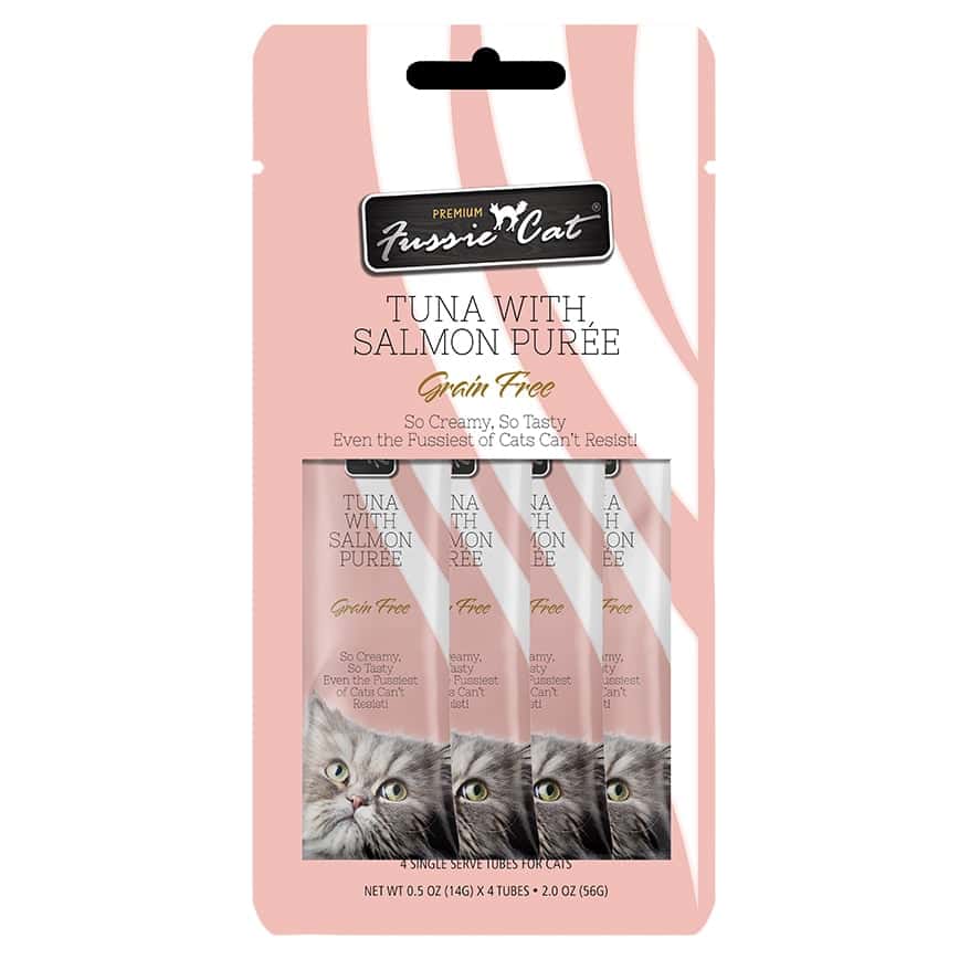 Fussie Cat 貓零食 天然肉醬小食 吞拿⿂+滋味三⽂⿂醬 2oz (FUP-TSA) (圖片2)