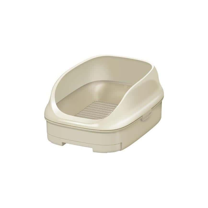 日本花王 高級貓砂盆 無蓋連托盤套裝 (連木砂+1週份鋒葉樹尿墊) (圖片2)