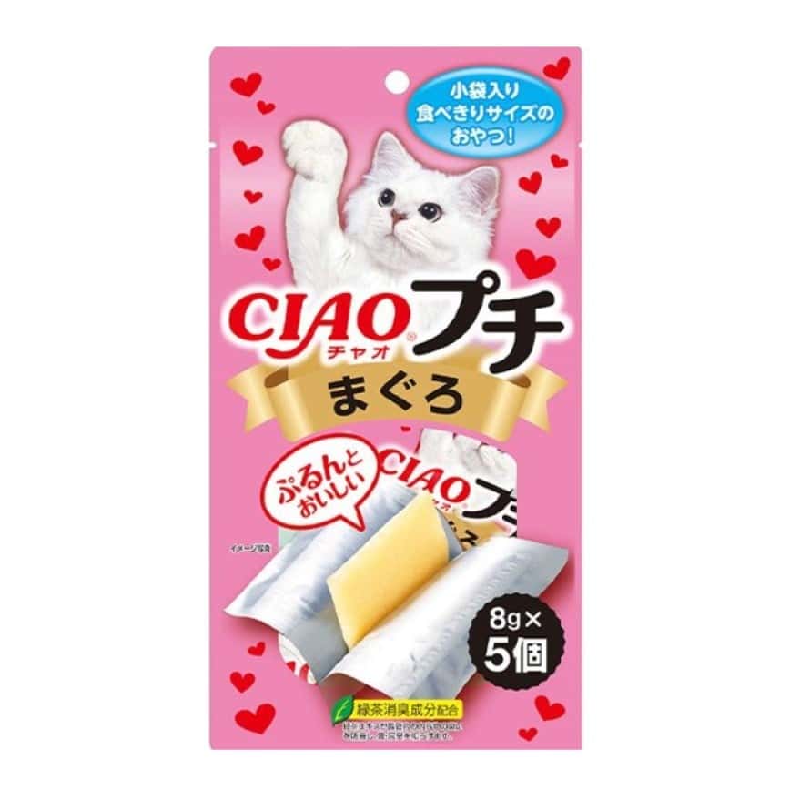 CIAO 貓零食 日本大大塊肉片 金槍魚味 8g 5枚 (粉紅) (TSC-151) (圖片2)