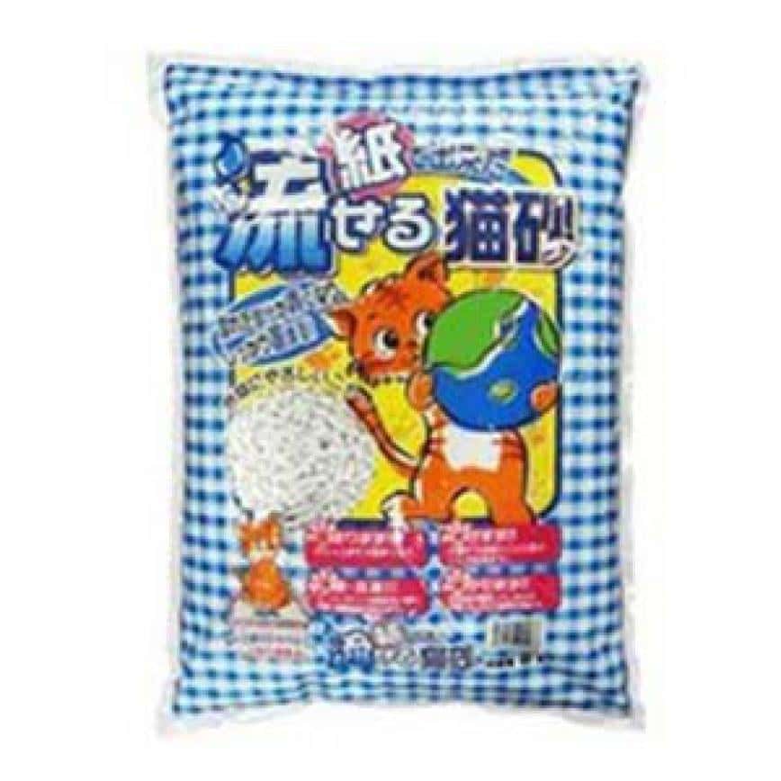 日本HINOKI 日野環保可沖廁 紙貓砂 8L (圖片2)