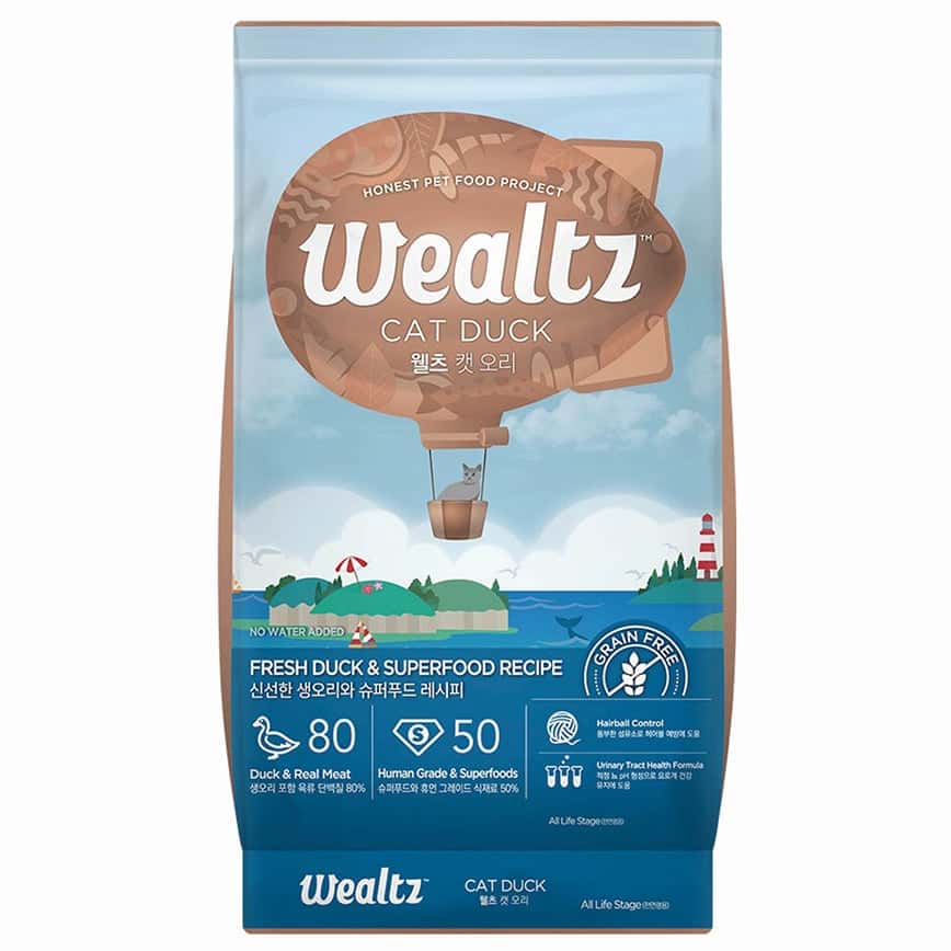 Wealtz 貓糧 全貓配方 鮮鴨肉+超級食物食譜 2.1kg (圖片2)