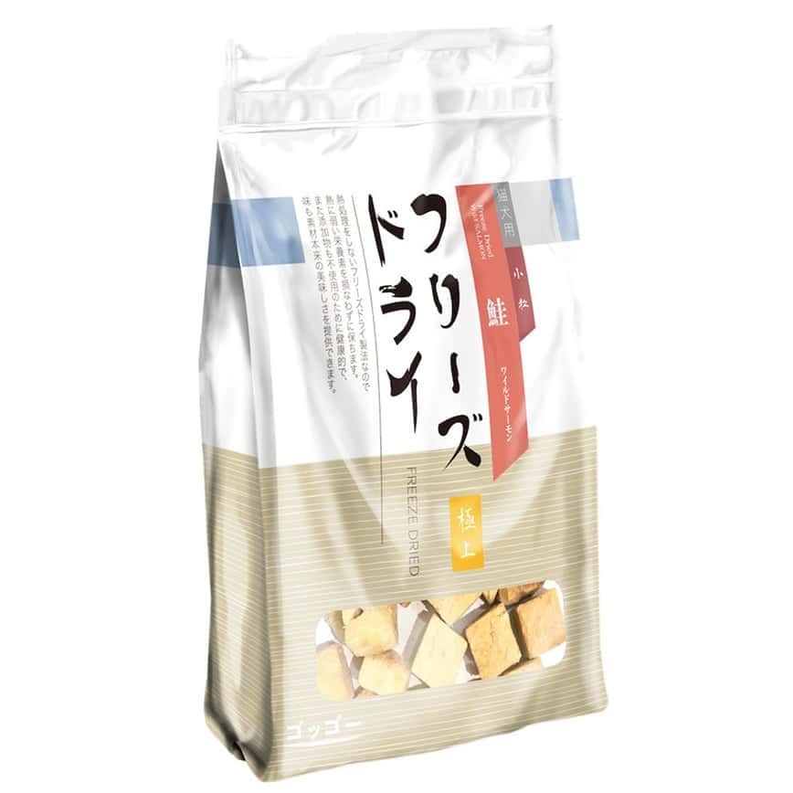 Goggo 貓狗零食 冷凍脫水小食 三文魚粒 50g (GFD-S50) (圖片2)