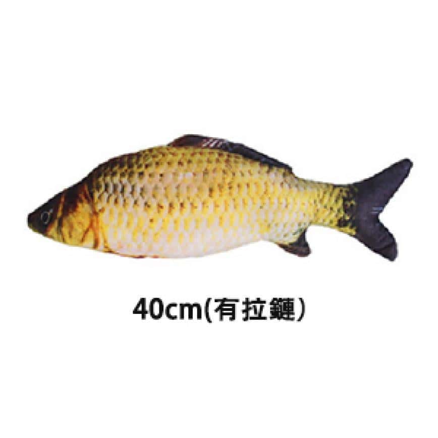 貓咪柔軟舒服抱枕玩具 鯽魚 大 - 開倉價優惠 (圖片2)