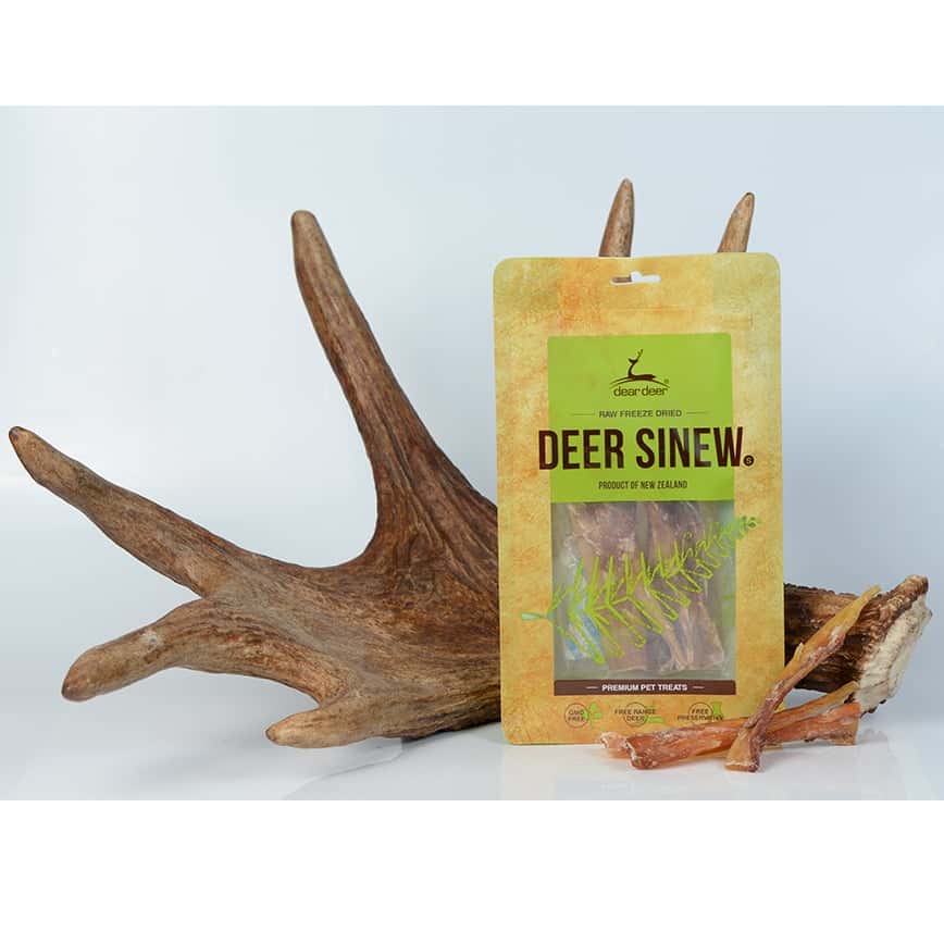 dear deer 狗零食 耐咬潔齒系列 鹿筋條 細號 75g (40206) (圖片2)