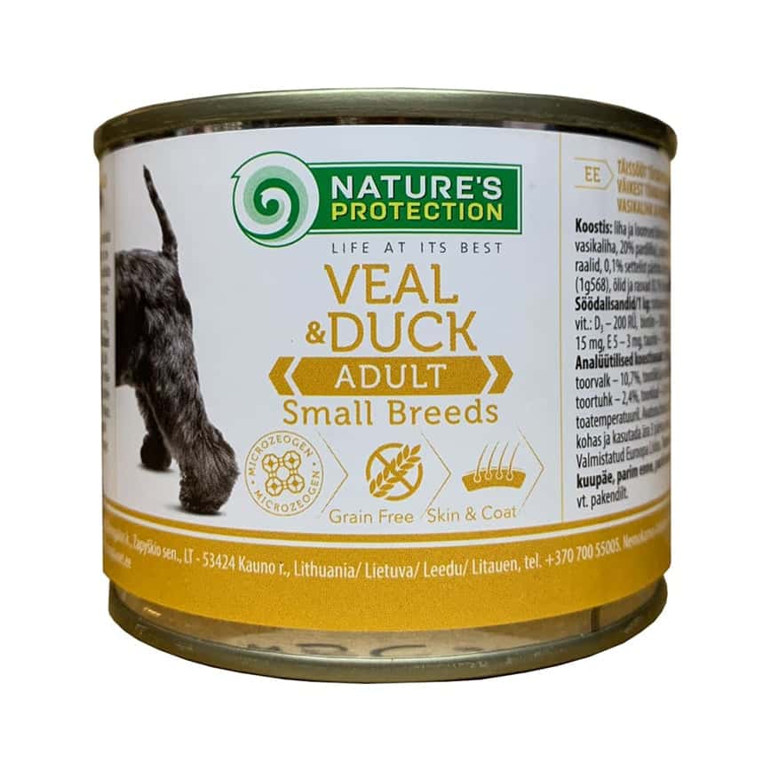 Nature's Protection 狗罐頭 成犬主食罐 牛肉+鴨肉 200g (KIK95200G) (圖片2)