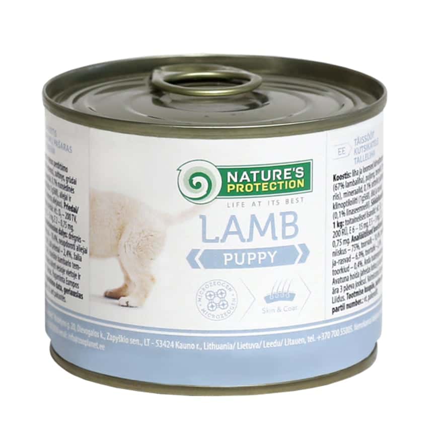 Nature's Protection 狗罐頭 幼犬主食罐 羊肉 200g (KIK21200G) (圖片2)