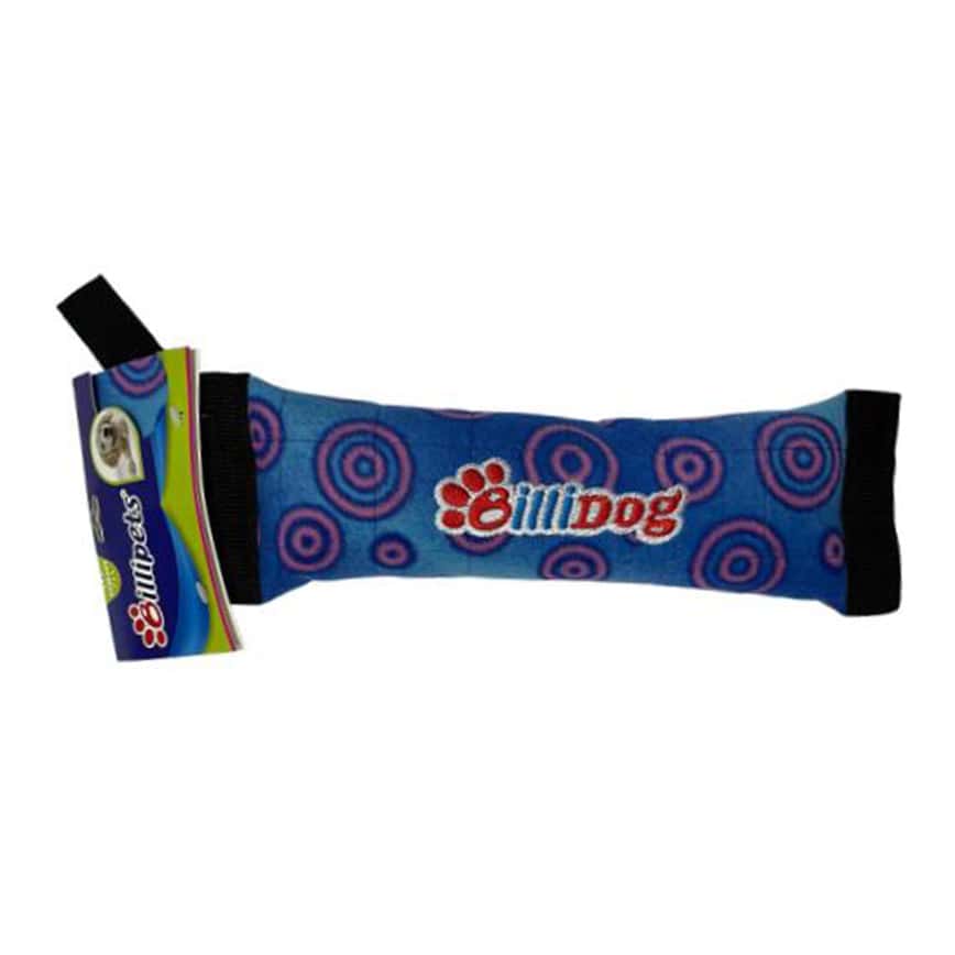 Billipets 雙層⽑絨布耐咬狗玩具 藍色沙包 30cm (NS-11481) (圖片2)