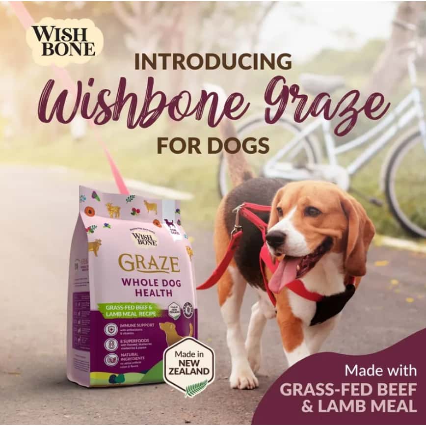 WISH BONE味思伴 全犬糧 野生草飼牛配方 4lb (新包裝) (圖片2)