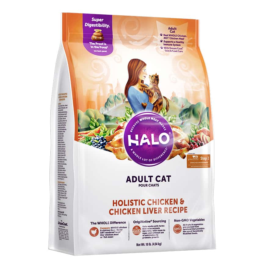 HALO 貓糧 成貓糧 雞肉及雞肝配方 3lb (34020) (圖片2)