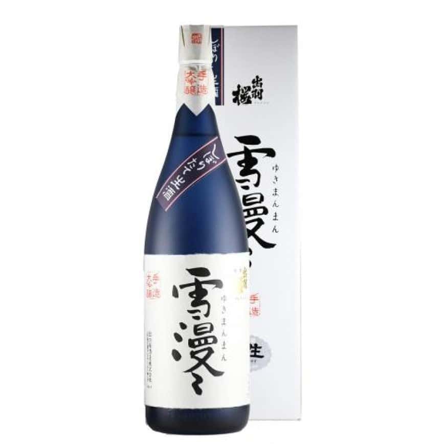 出羽桜酒造 出羽櫻 大吟釀 雪漫々 しぼりたて 生酒 720ml - 期間限定 (圖片2)