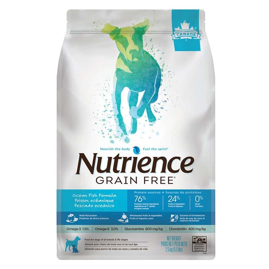 Nutrience 無穀物狗糧 全犬配方 七種魚 特惠裝 5.5lb×2包 (圖片2)
