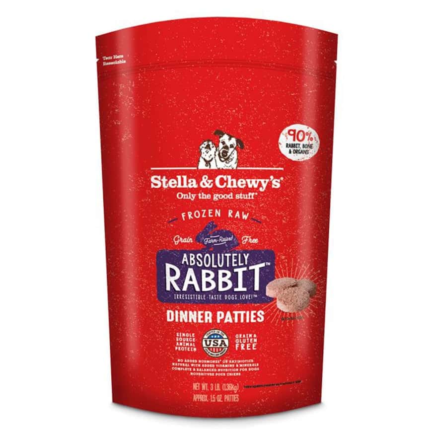 Stella & Chewy's 冷凍生肉狗糧 肉餅 極度誘惑 兔肉配方 3lb (FRR-3) (需冷藏) (圖片2)