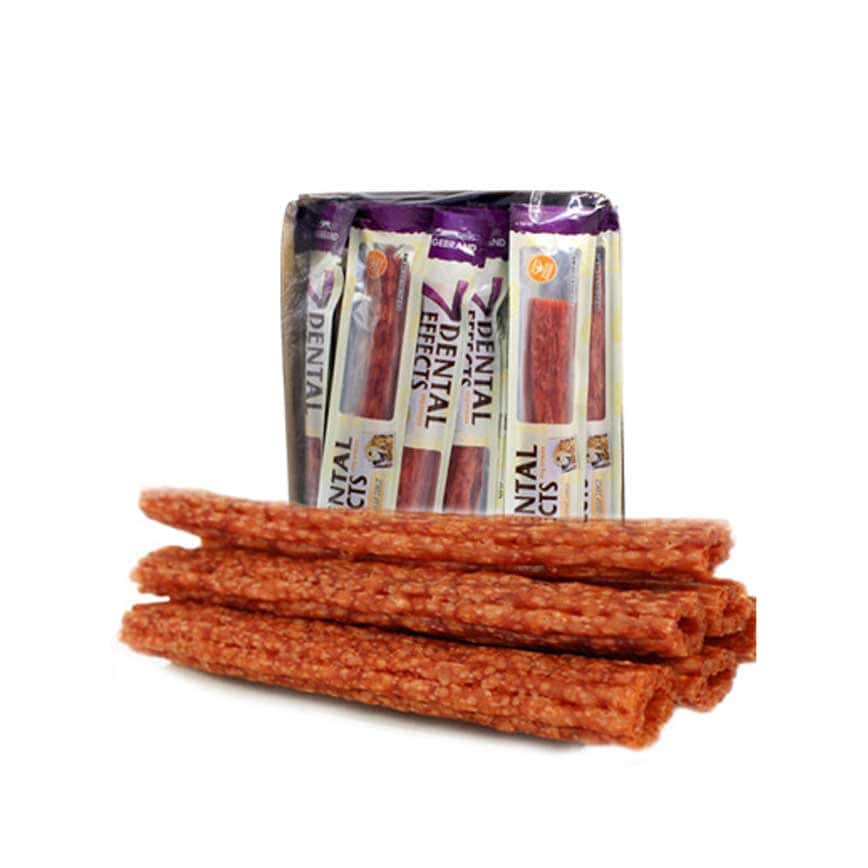 VEGEBRAND 7重高效 除口臭磨牙潔齒棒 狗小食 蕃茄牛肉味 15g 1盒24支 (圖片2)