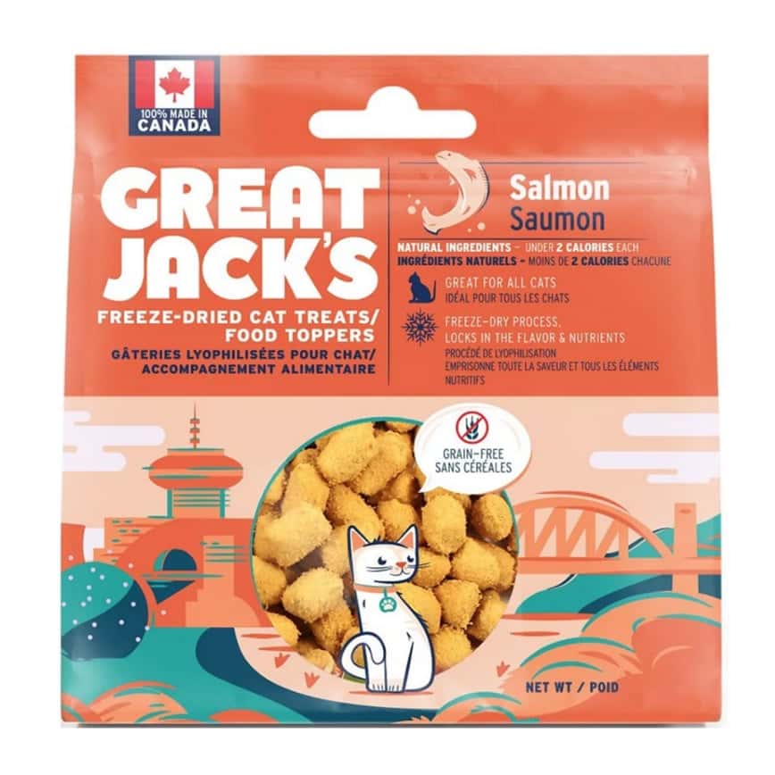 GREAT JACK'S 冷凍脫水貓零食 三文魚 3oz (CJ1185) (圖片2)