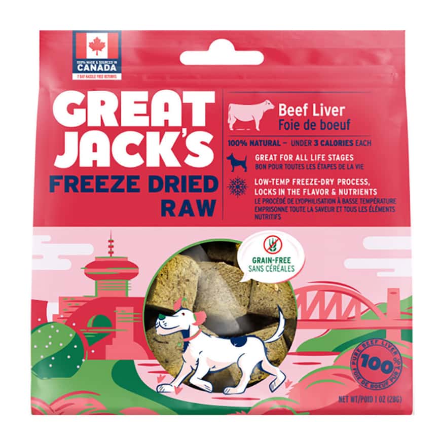 GREAT JACK'S 冷凍脫水狗小食 牛肝 7oz (TT1055) (圖片2)